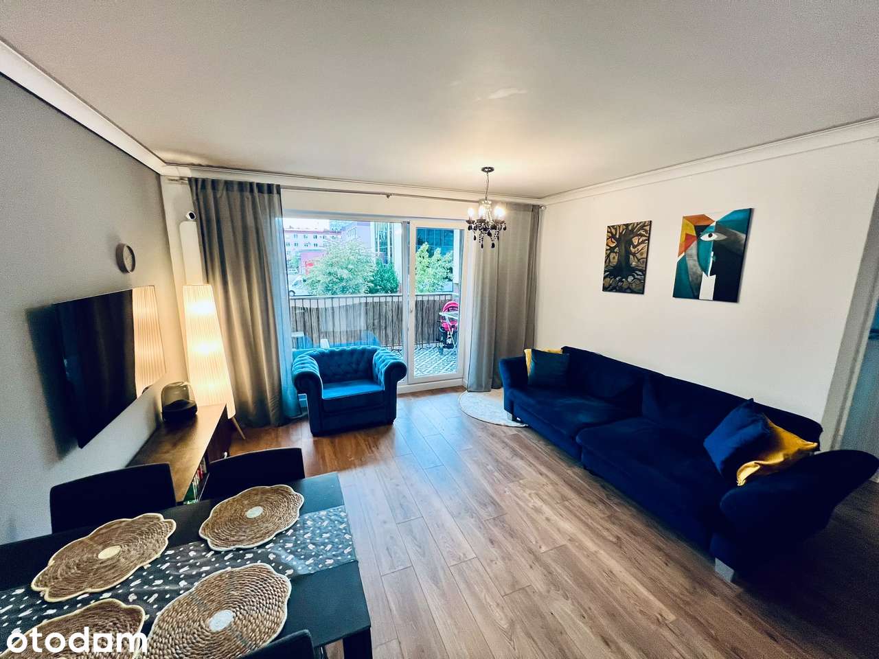 55 m² | Łódź- Śródmieście | taras | garaż | widok na park