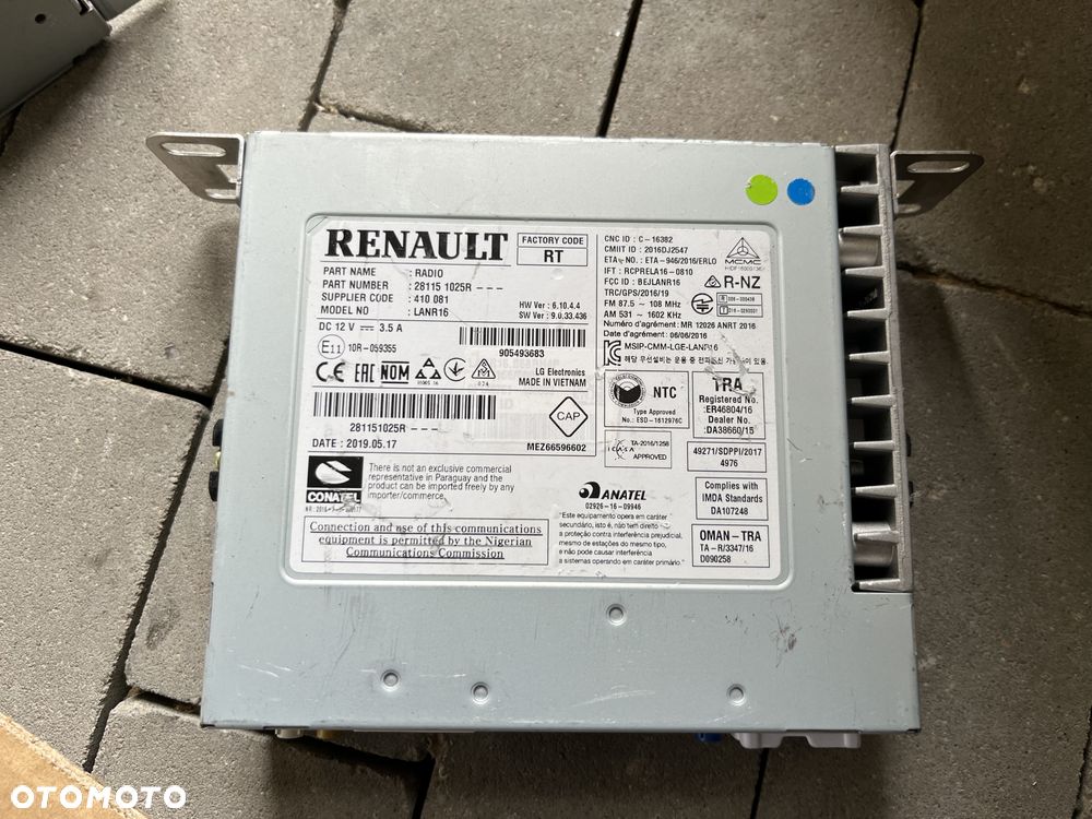 Radio (7) Renault Megane IV - 1