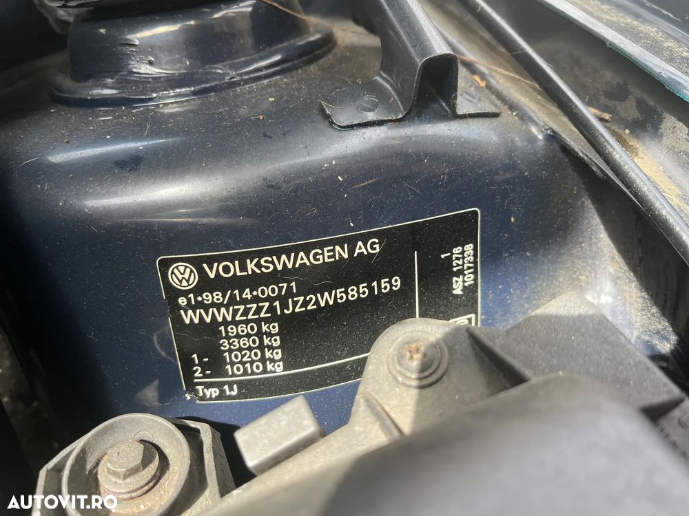 Dezmembrez VW Volkswagen Golf 4 break albastru 1,9 TDI ASZ cutie automata 2002 - 7