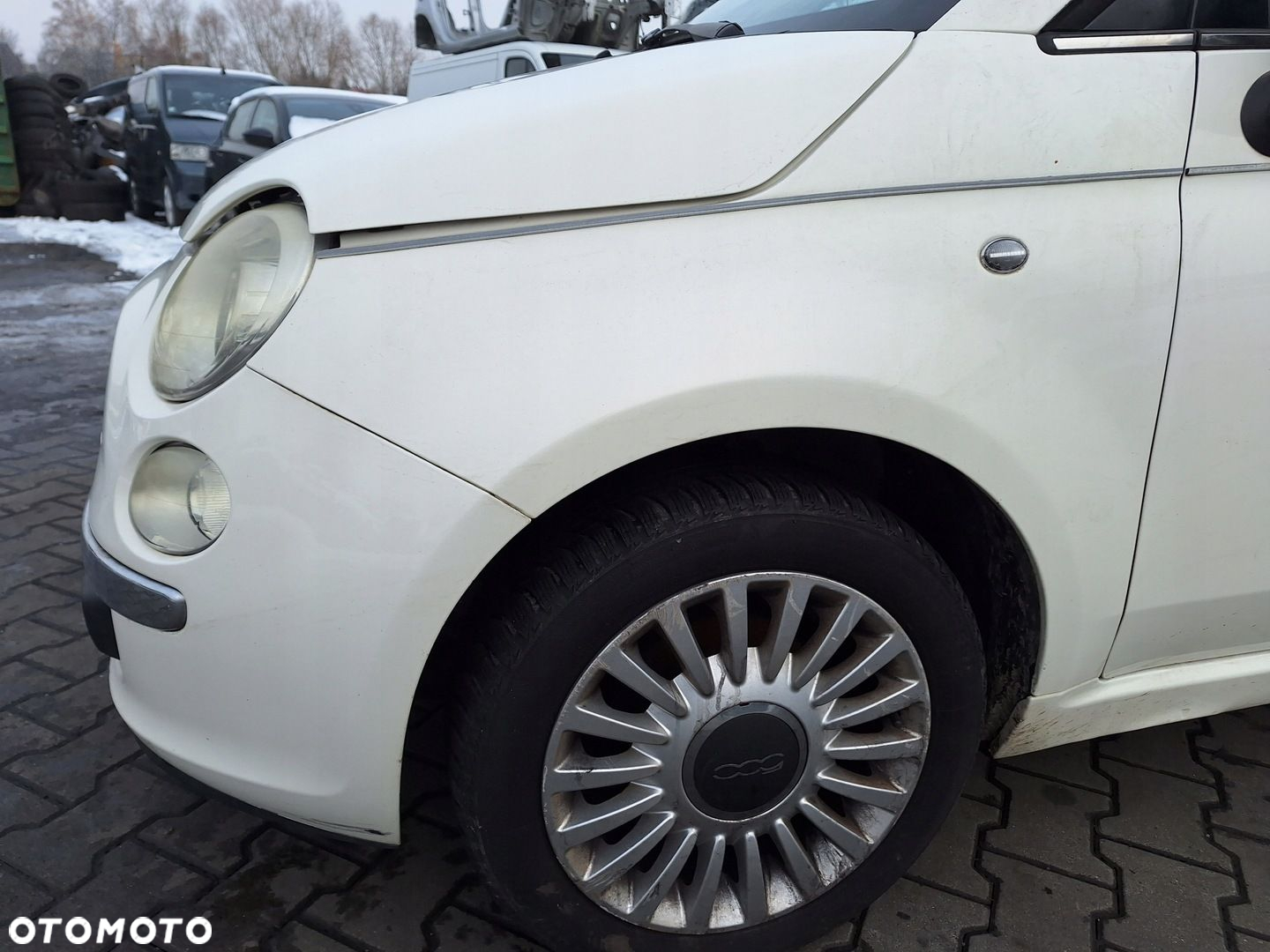 FIAT 500 PRZÓD ZDERZAK MASKA BŁOTNIK LAMPA PAS WZMOCNIENIE CHŁODNICE 268 - 5