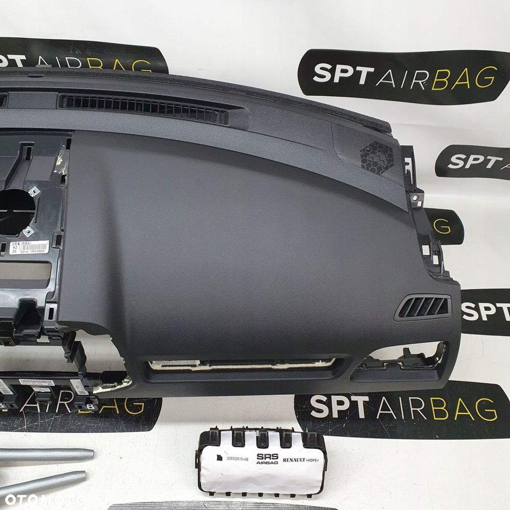 RENAULT KOLEOS II DESKA ROZDZIELCZA KONSOLA KOKPIT PULPIT PODUSZKI AIRBAG AIR BAG PASY KIT SET - 4