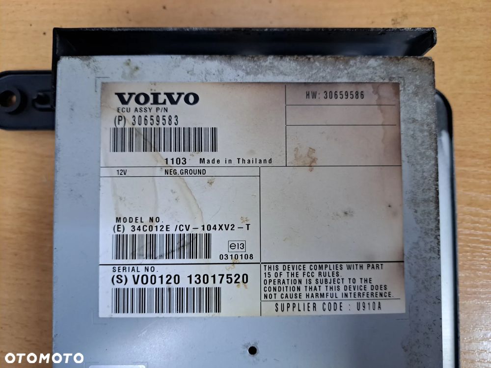 VOLVO S60 V60 XC60 WZMACNIACZ RADIA 30659583 - 3