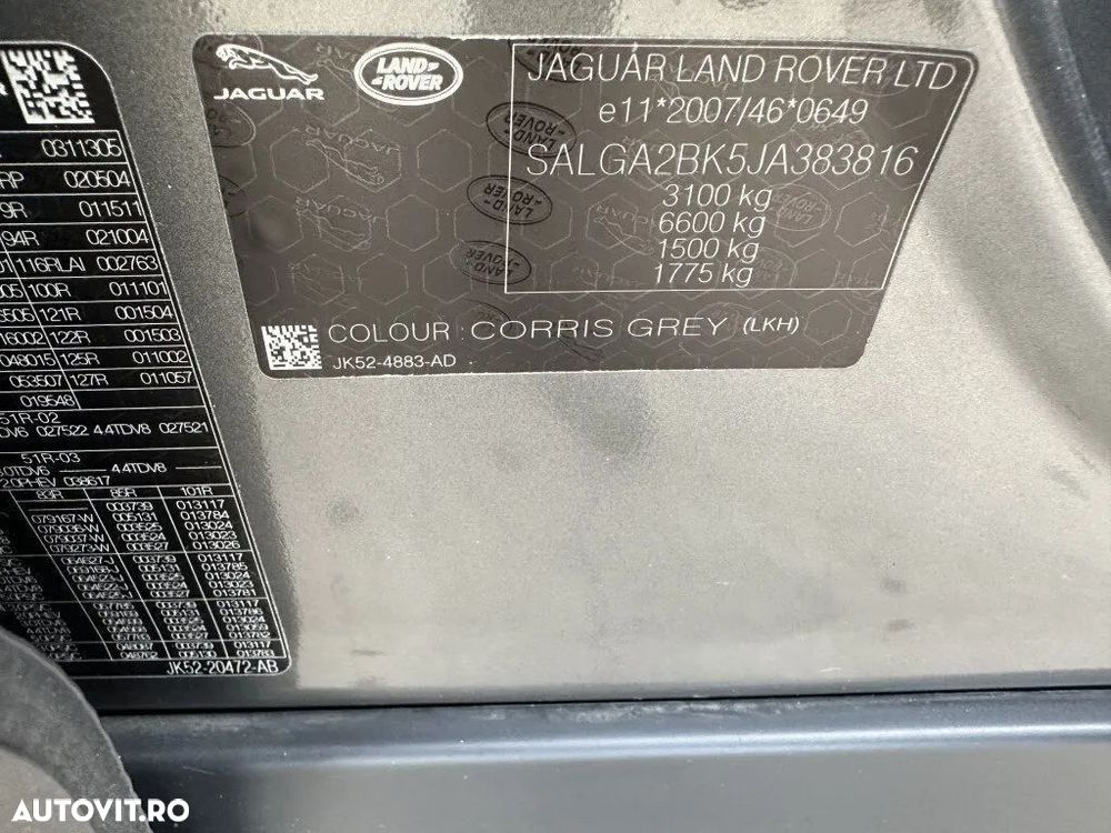 Land Rover Range Rover 3.0L TDV6 Vogue - 15