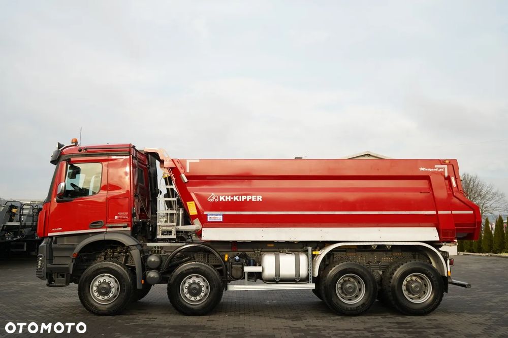 Mercedes-Benz AROCS 4145 / 8x8 / WYWROTKA TYLNOZSYPOWA / KH KIPPER  / MANUAL /  EURO 6 - 8