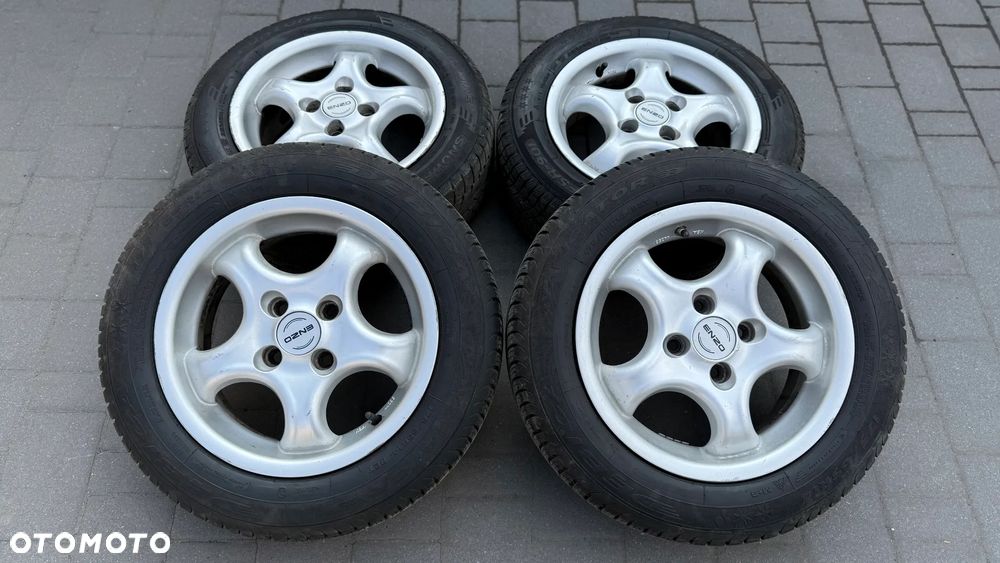 Koła 4x98 175/65 r14 ENZO ET38 6J Fiat Lancia Alfa Romeo Punto 500 Panda Seicento Cinquecento Coupe 126p Mito 146 155 Citroen Nemo Bipper Ford Ka Alufelgi Polonez 145 164 - 1