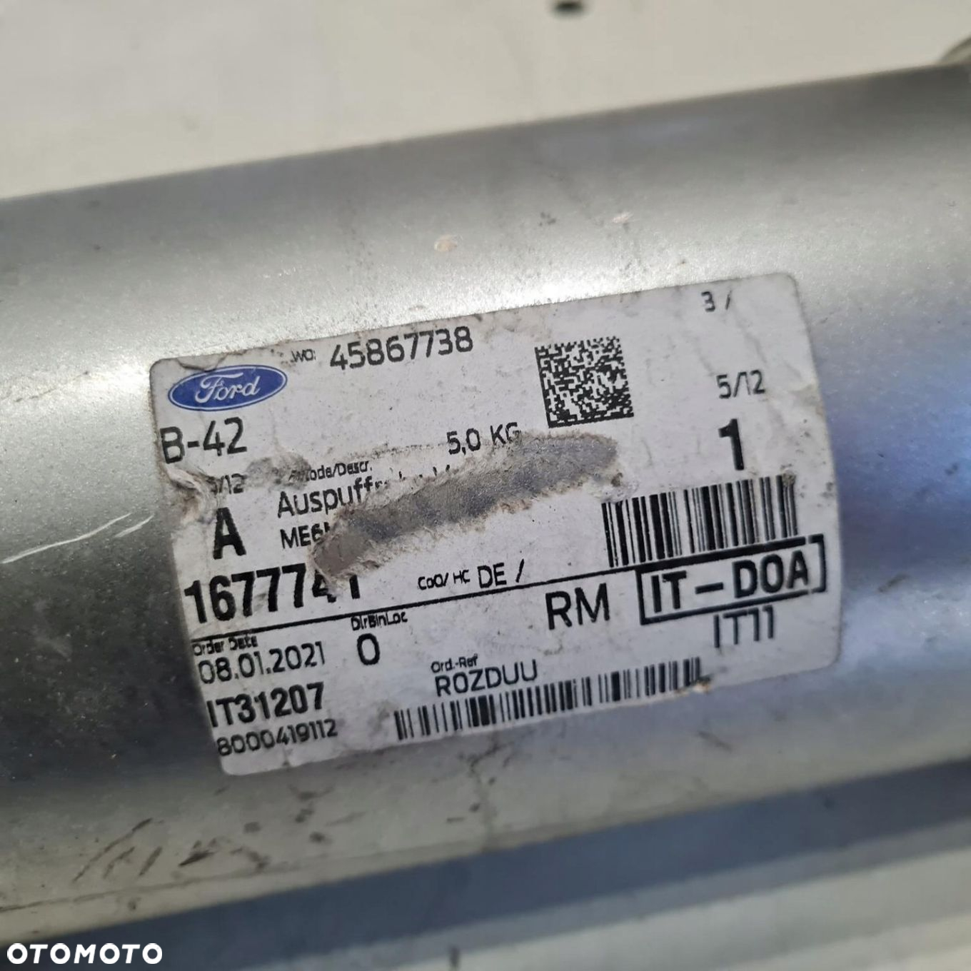 FORD FOCUS II TŁUMIK POCZĄTKOWY WYDECH 1677741 - 11