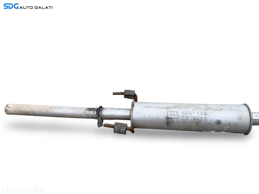 Evacuare Toba Tobe Teava Esapament Intermediara Opel Corsa C 1.2 Benzina 2000 - 2006 [LC3442] - 4