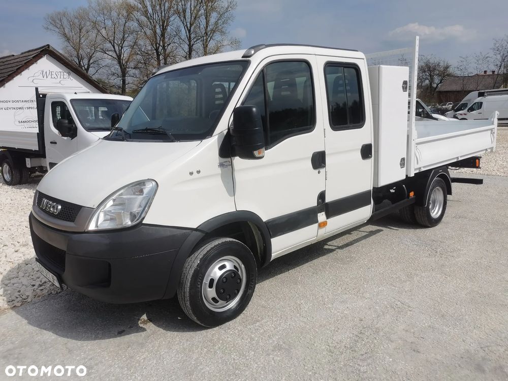 Iveco Daily 35C13 Brygadówka wywrotka Klimatyzacja Dubel hak kiper doka - 16
