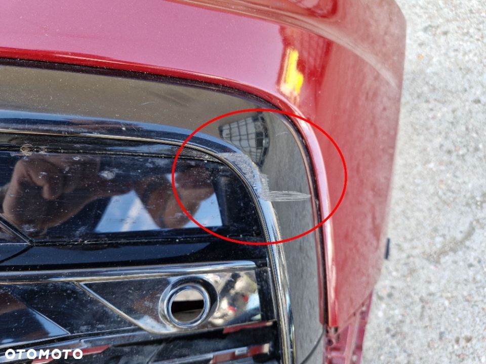 VW Tiguan II R Line 15- zderzak przedni kratka spoiler 5NA - 3
