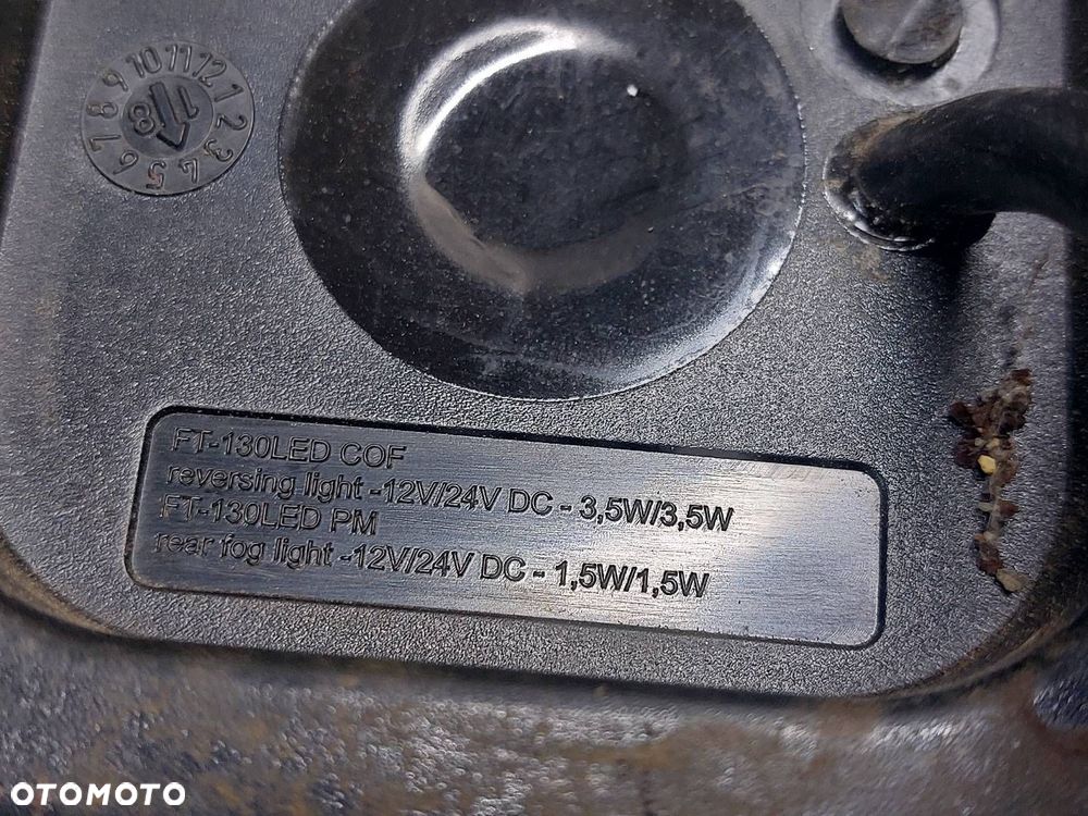 LAMPA LEWY TYŁ + PRAWY TYŁ DOKA LAWETA PRZYCZEPKA FRISTOM FT-130 COF - 16