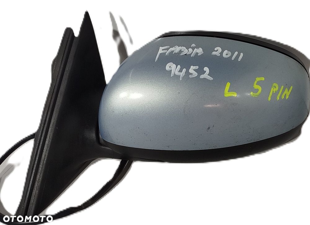 lusterko lewe przednie SKODA FABIA II 07-15 5 PIN 9452 - 1