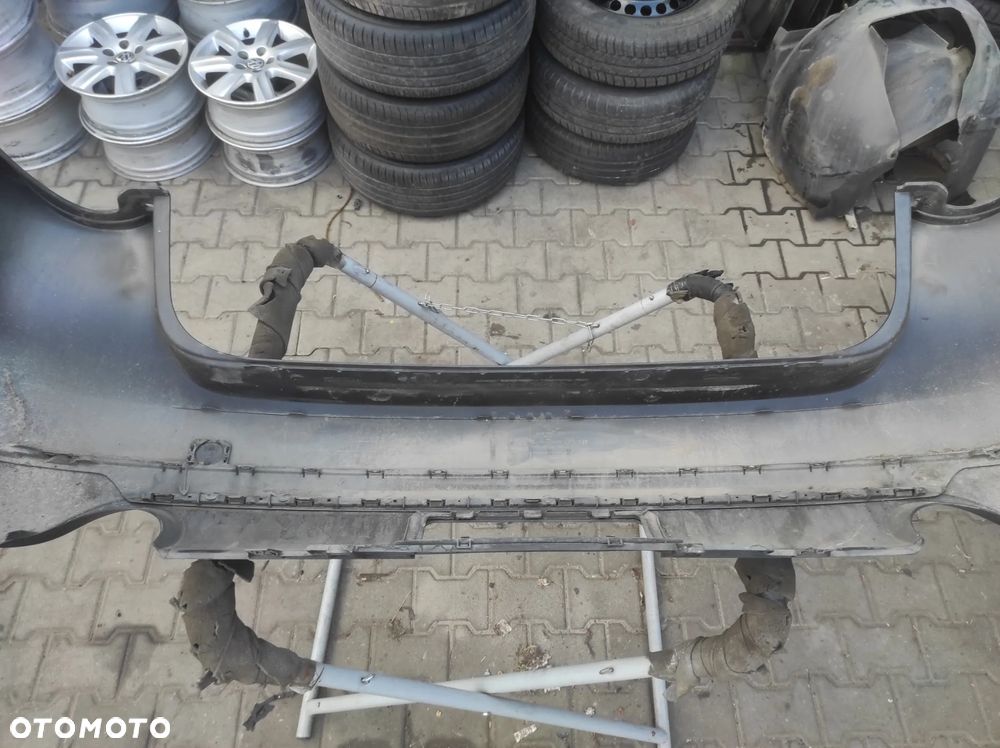 VW PASSAT B6 KOMBI ZDERZAK TYŁ TYLNY CHROM HAK HOLOWNICZY POD 2 KOMINY LC8Z BRĄZOWY WYSYŁKA !!!!! - 5