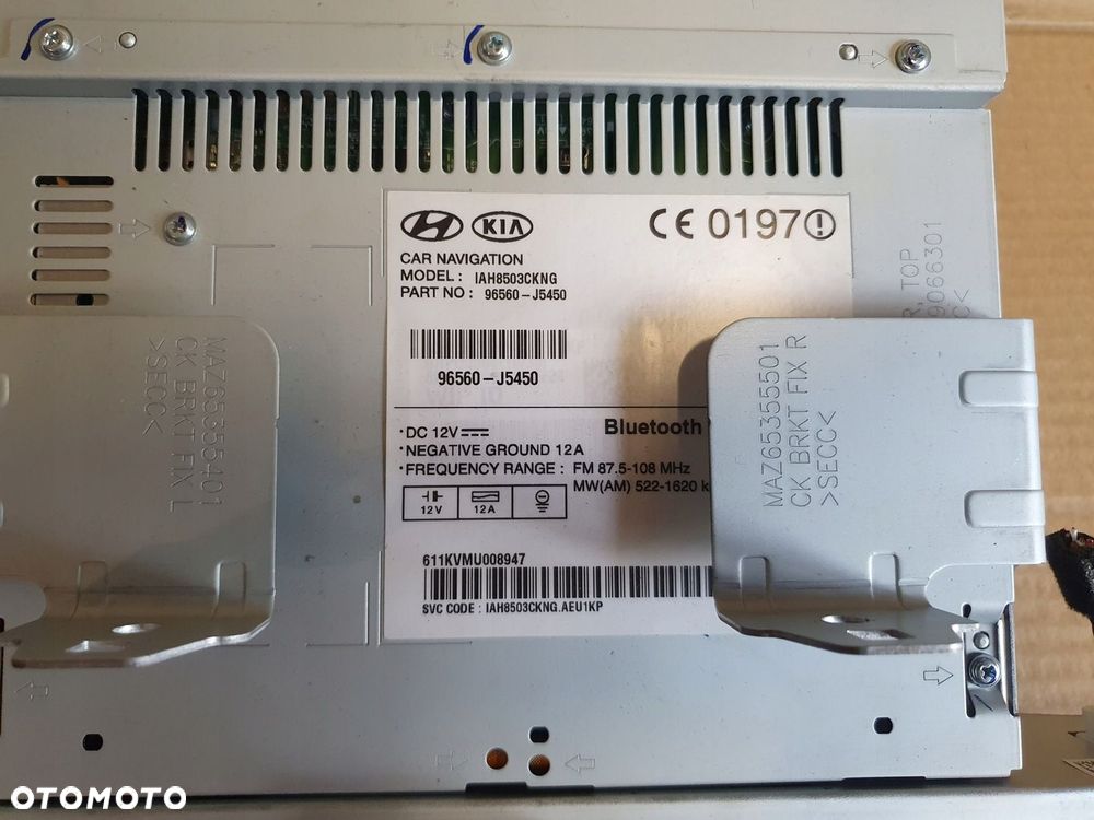 STINGER RADIO NAWIGACJA NAVI PANEL KIA STINGER 96560-J5450 - 3