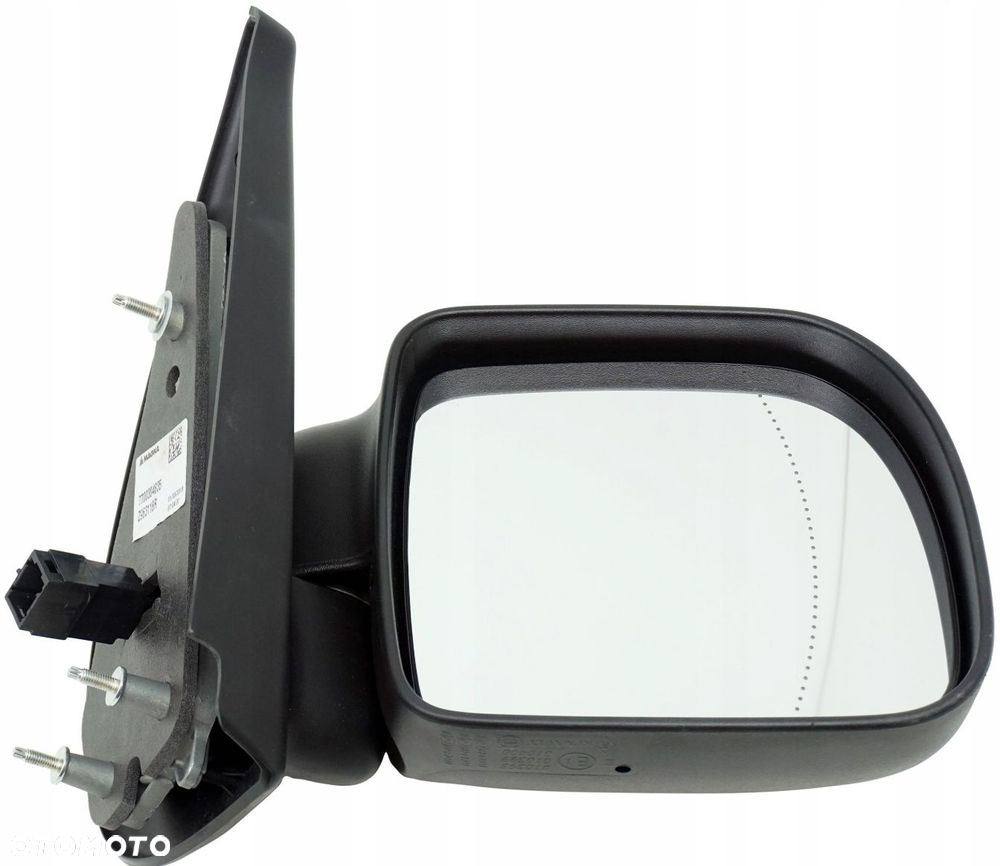 lusterko renault kangoo 98-01 prawe czarne elektryczne