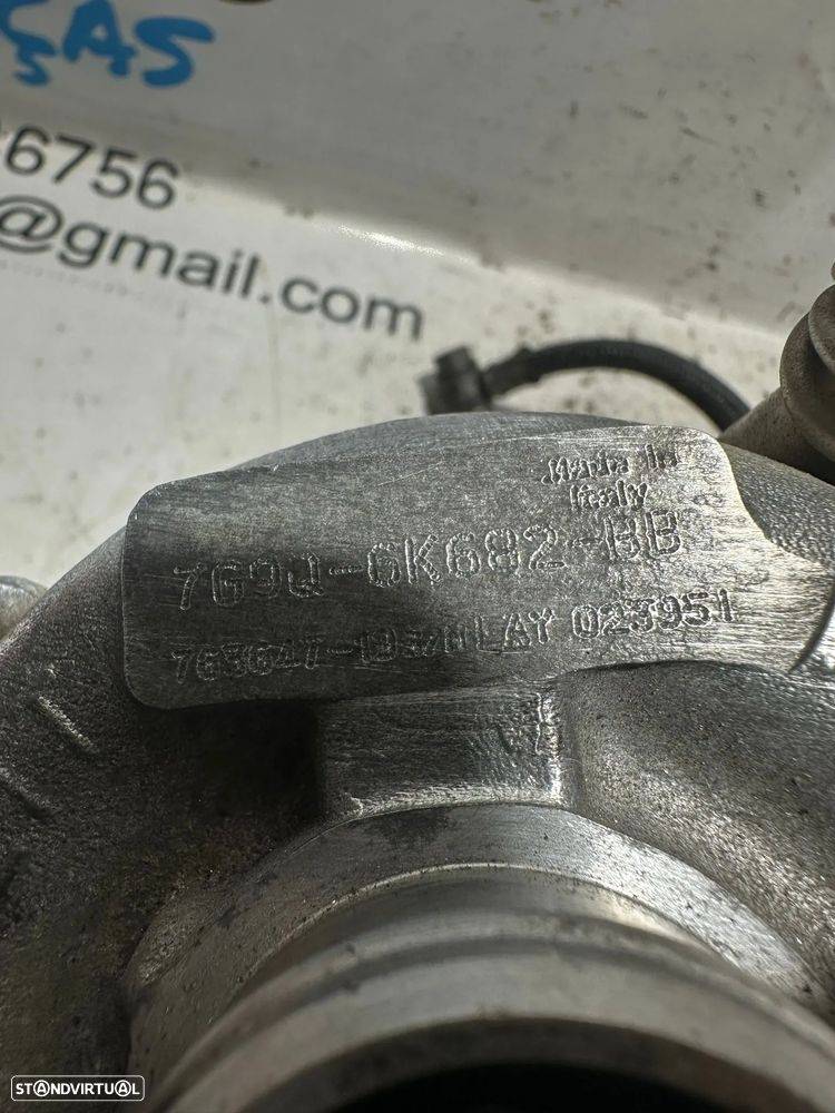 .Turbo Original Garrett Ford Mondeo Mk3 1.8 TDCi KKDA 115cv 7G9Q-6K682-BB 2001 - 2008 - 6