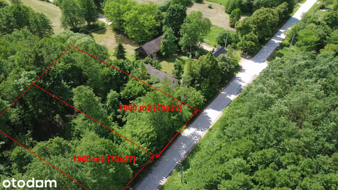 Działka w zielonej okolicy – Wólka Kłucka, 1900 m² lub 3800 m² - Pełny obrazek: 2/13