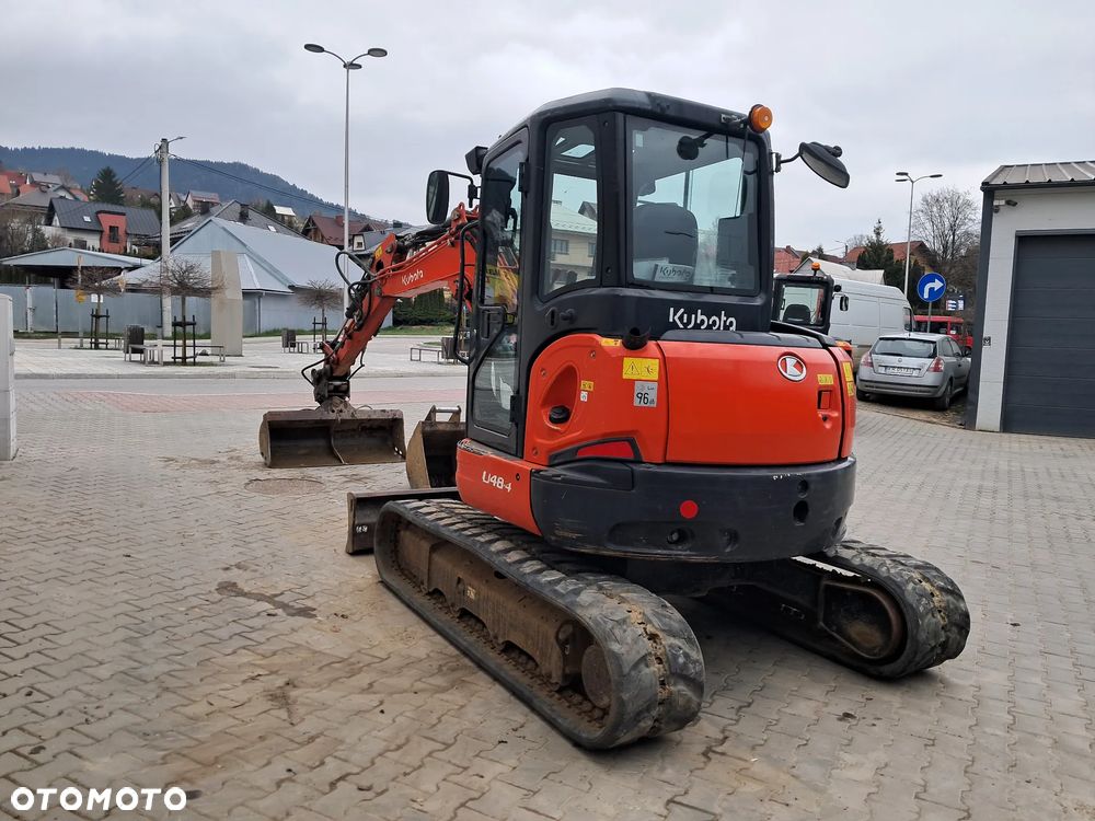Kubota u48-4 waga 5t TON skarpówka hydrauliczna * 2019r * sprawne oświetlenie  *dodatkowe linie hydrauliczne 2 łyżki lusterka minikoparka u55 kx57 u50 instrukcja PL Red KEY Yanmar Cat JCB Tekeuchi Kubota - 22