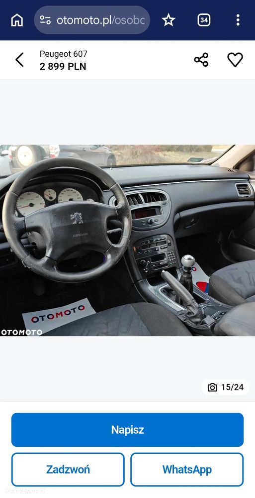 Peugeot 607 2.2 HDI Pack - 19