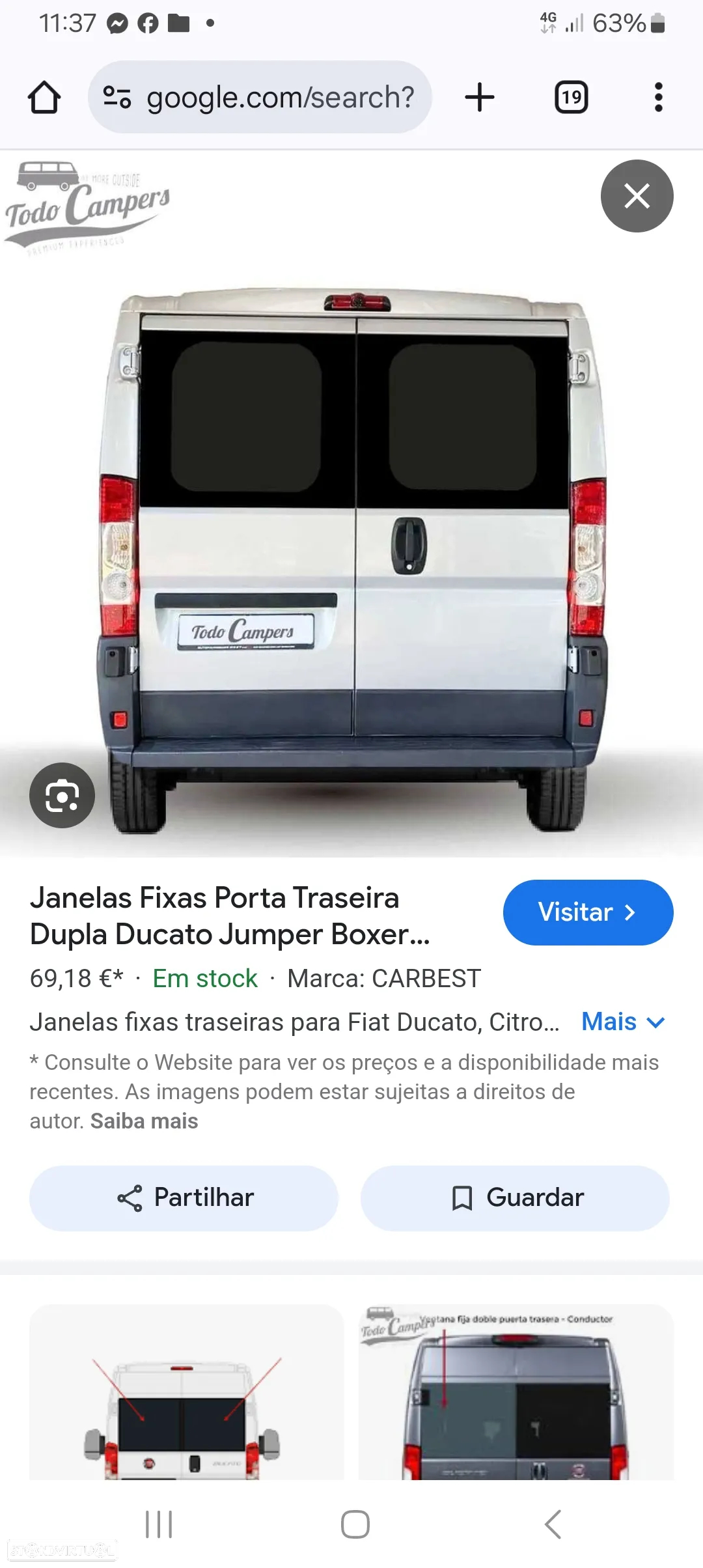 Porta tras direita fiat ducato peugeot boxer citroen jumper - 2