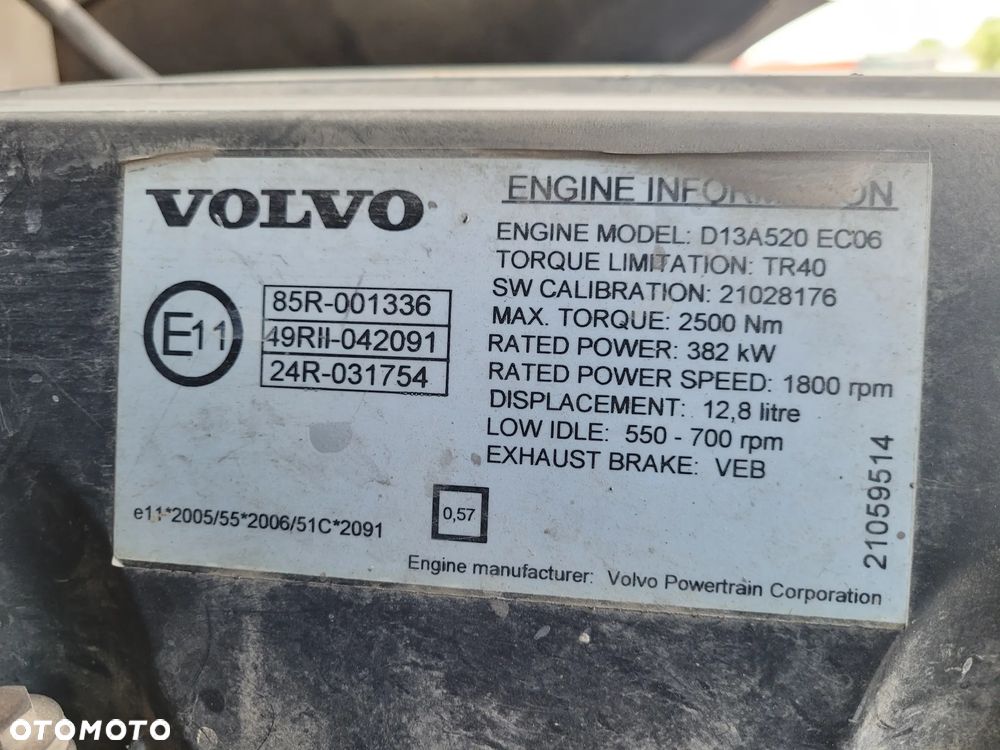 Silnik VOLVO FH13 520KM Euro5 D13A520 - 3