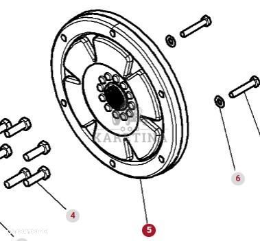 Massey Ferguson 5410 Tłumik Drgań 4306942M2 - 1
