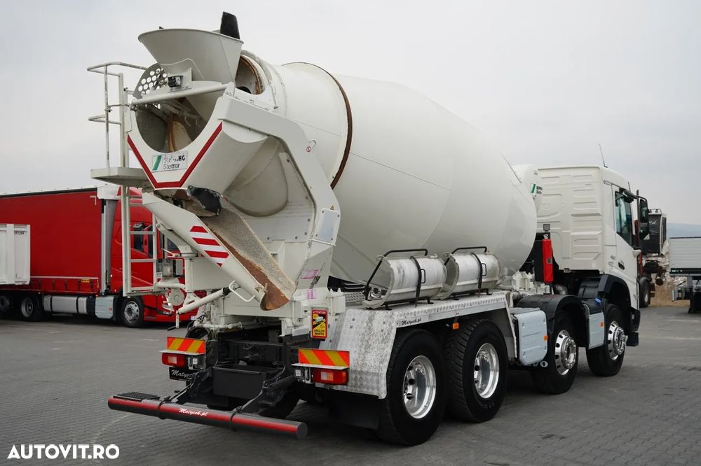 Volvo VOLVO FMX 460 / 8x4 / 9m3 BETONIERĂ / SCHWING STETTER / 9 M3 / I-SHIFT / JANTE DIN ALIAJ / EURO 6 - ANUL DE PRODUCȚIE: 2022 DATA ÎNMATRICULĂRII: 17.01.2022 VIN: YV2XTYOG1NB364494 KILOMETRAJ: 118.000 KM - EURO 6 AER CONDIȚIONAT CUTIE DE VITEZE ȘI SCHI - 5