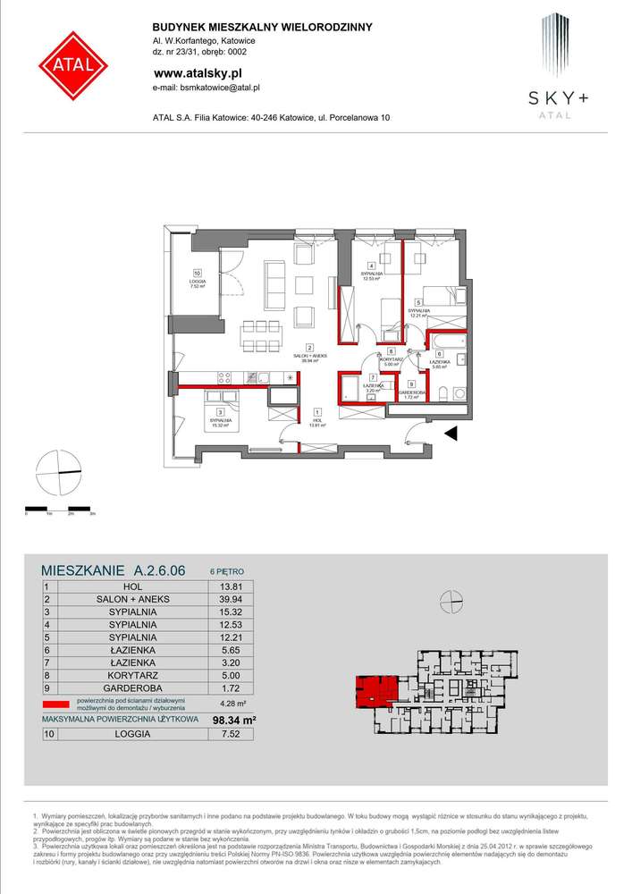 4-pokojowe mieszkanie 113m2 + loggia Bez Prowizji - Pełny obrazek: 2/24