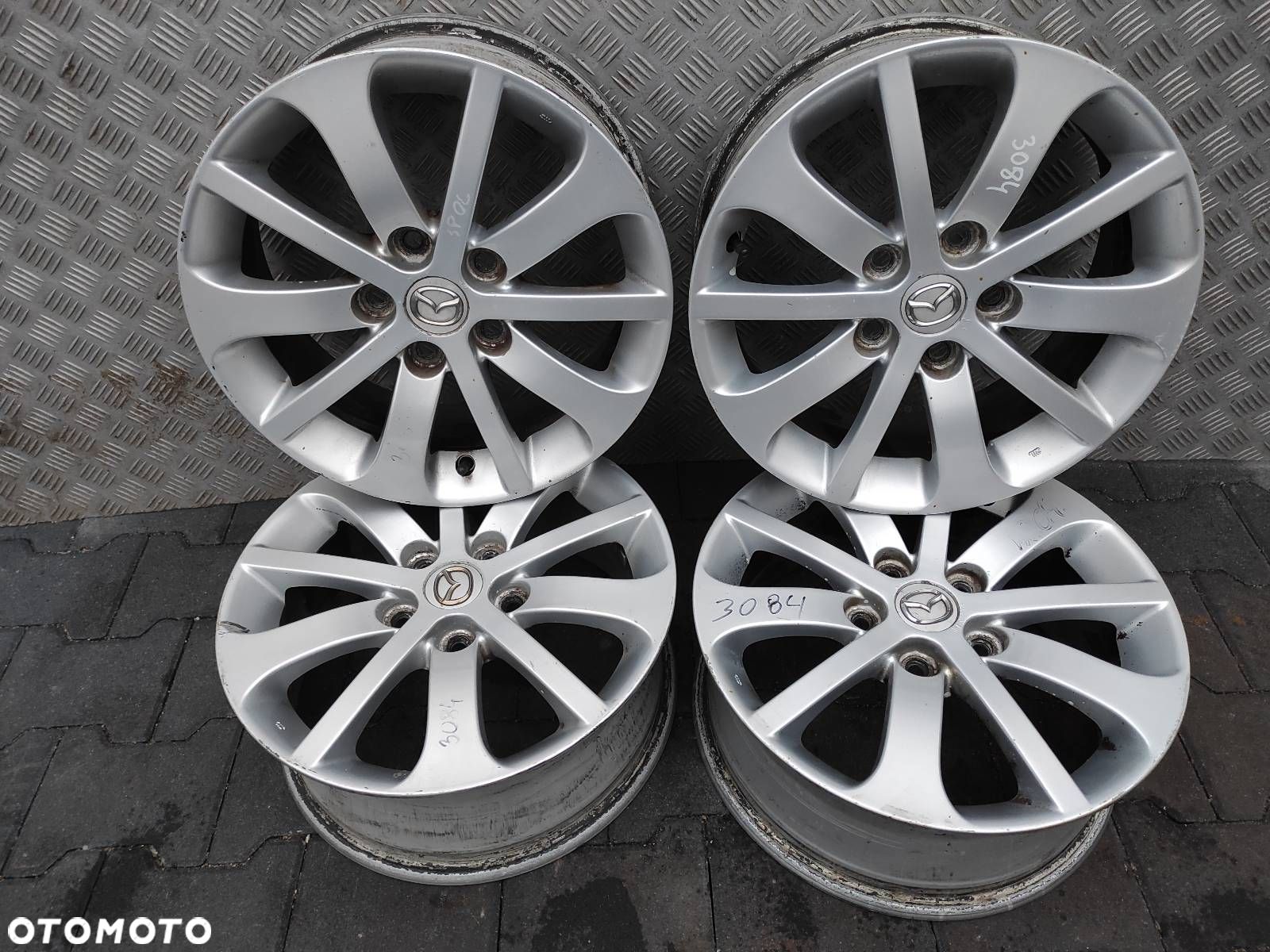 FELGA ALUMINIOWA 4SZT 6,5JX16 ET52,5 5X114,3 FI67,1 MAZDA 5 I - 1