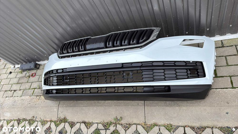 Skoda Kodiaq I Zderzak Przód Przedni Kompletny grill LS9R 4xPDC 2016-2021r. - 7