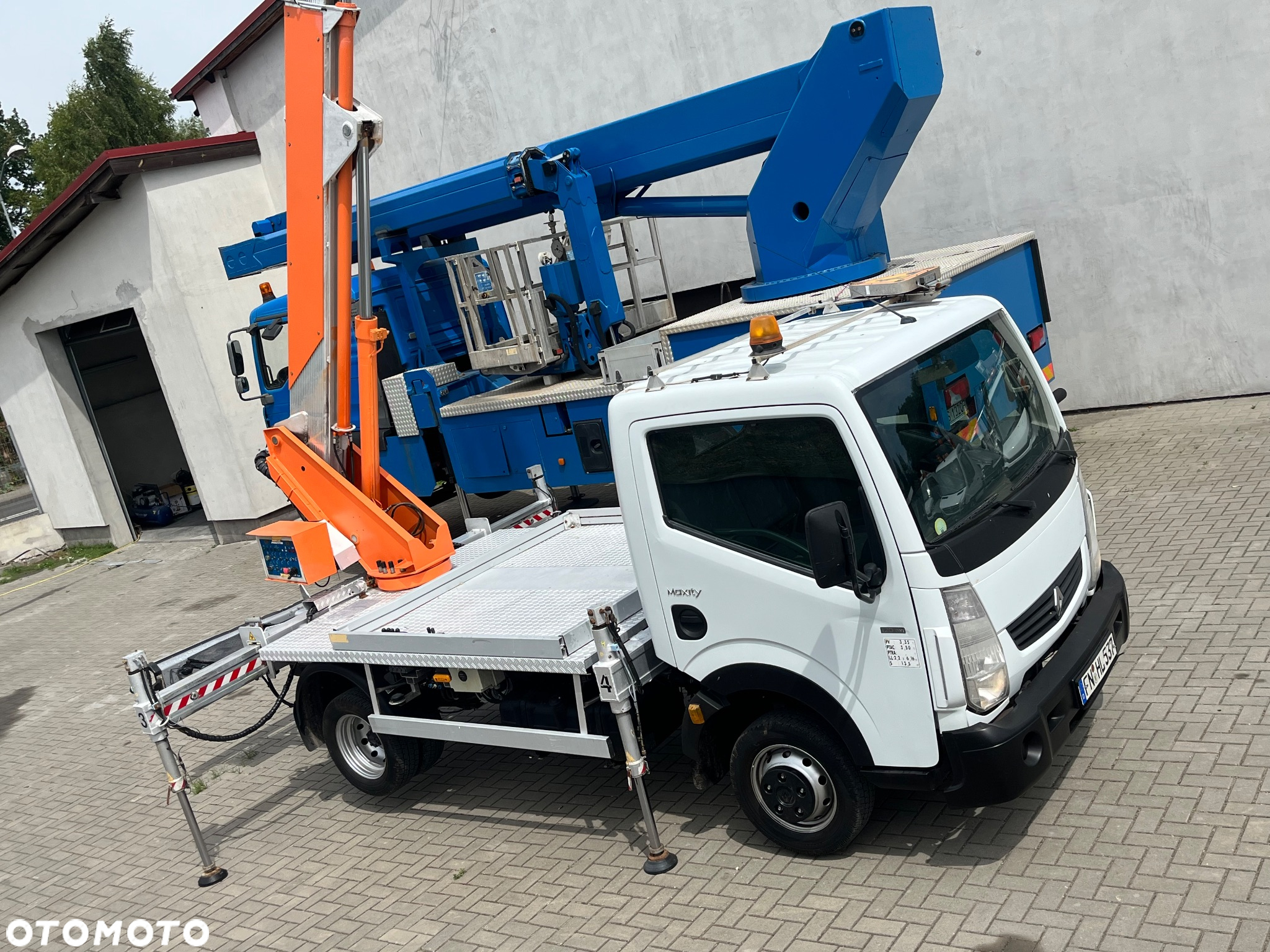 Renault Podnośnik Koszowy Multitel mx210 21 Metrów 10 w Bok jak Wumag Ruthmann Gsr - 24