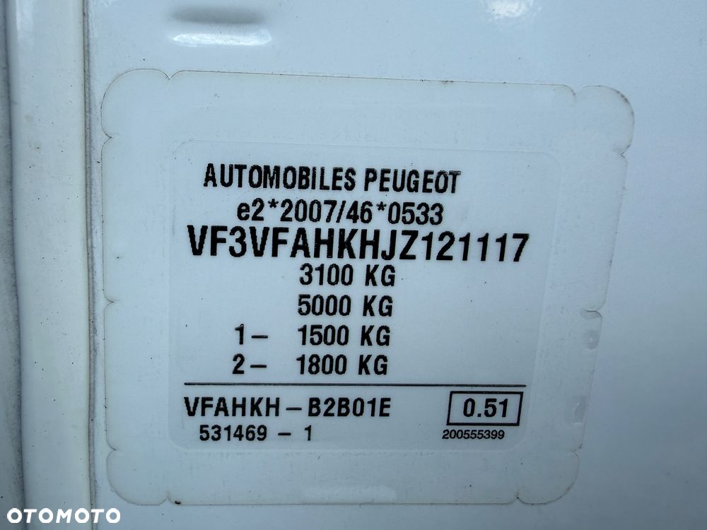Peugeot EXPERT/Long /2.0 ON 122KM/Klima/PDC/Tempomat/Sensor deszczu/Sensor świateł/Hak/Regały SORTIMO/Import Niemcy - 31