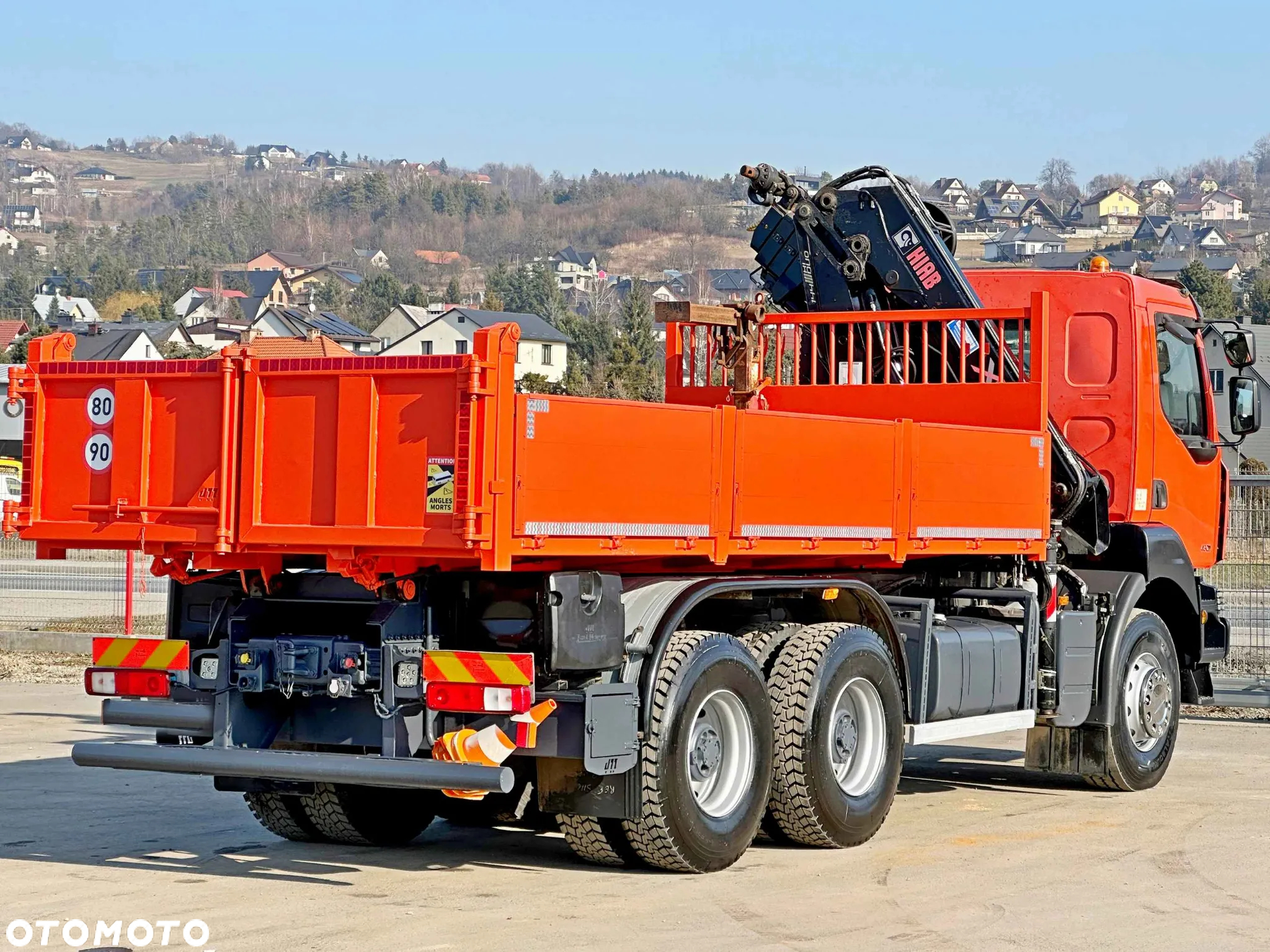Renault Kerax 430 * WYWROTKA 5,40 m * HIAB 144 E - 3 HIDUO + PILOT / 6x4 - 7