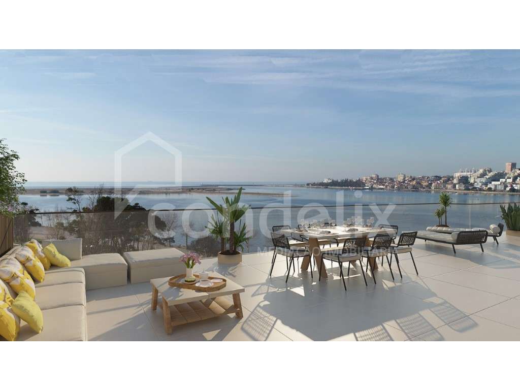 Apartamento T3 de luxo em condomínio fechado, Canidelo - Grande imagem: 2/19