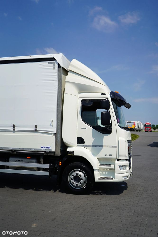 DAF LF / 260 / E 6 / ACC / BURTOFIRANKA + WINDA / ŁAD. 8 975 KG / 18 PALET - 36