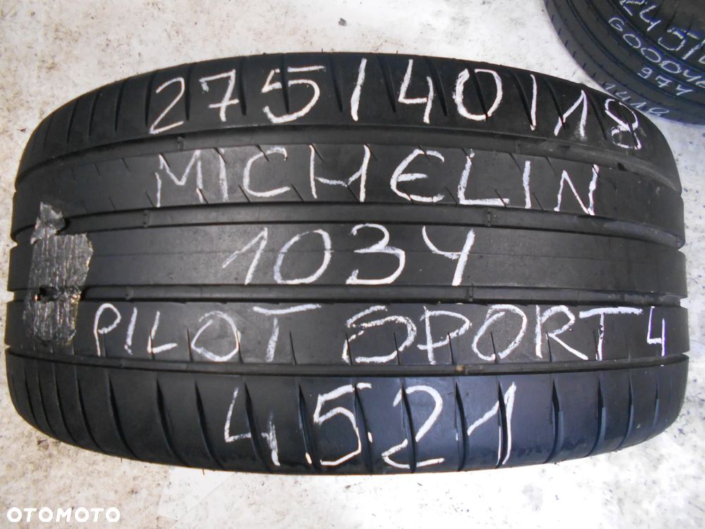 OPONA POJEDYNKA  275/40R18 MICHELIN PILOT SPORT 4 DOT 4521 7.5MM - 1