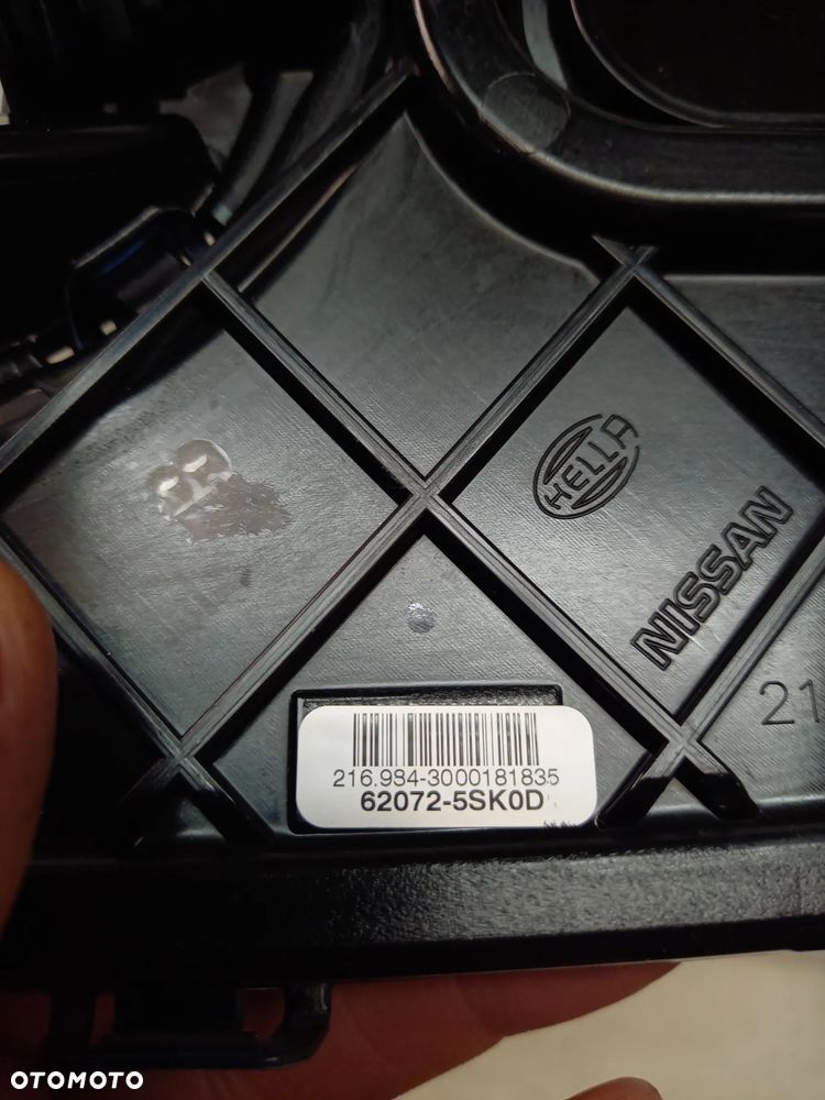 Nissan Leaf II 2 grill atrapa szkło środek grila atrapy nowa OEM - 3