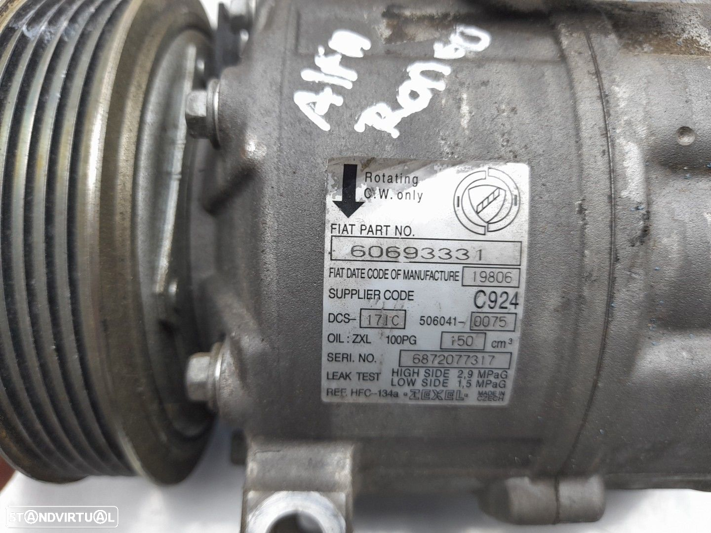 Compressor AC ALFA ROMEO 159 (939_) - 4