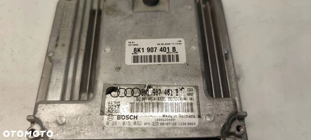 STEROWNIK KOMPUTER SILNIKA AUDI 2.7 TDI 8K1907401B - 2
