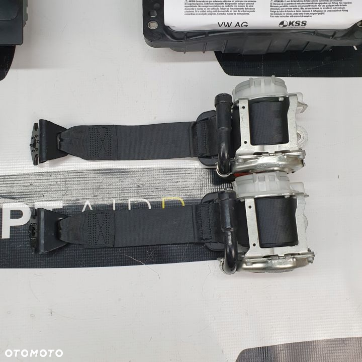 SKODA KODIAQ VRS SKÓRA DESKA ROZDZIELCZA KONSOLA KOKPIT PULPIT PODUSZKI AIRBAG AIR BAG PASY KIT SET - 10