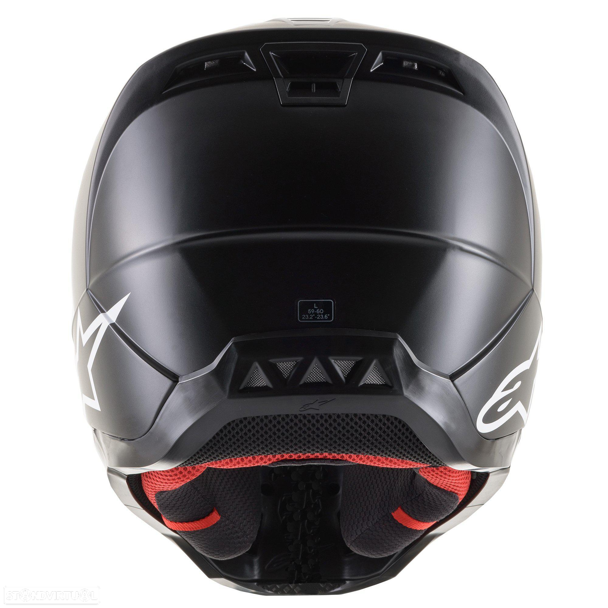 alpinestars capacete s-m5 solid 8303021 - 9