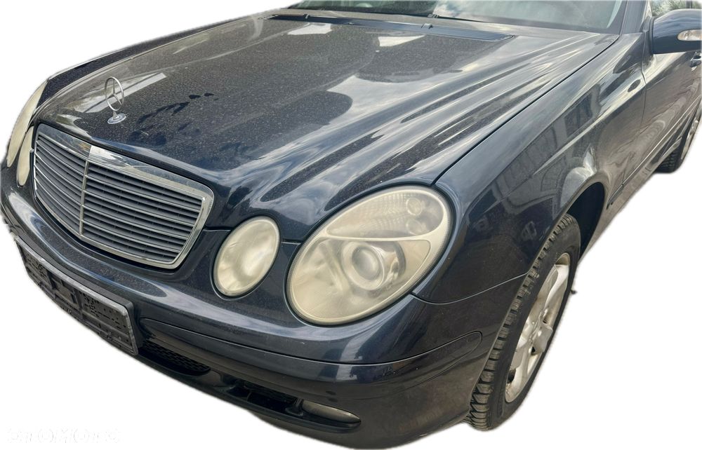 Mercedes w211 maska zderzak lampa przód kompletny - 1