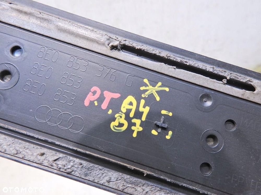 LISTWA NAKŁADKA PROGU PRAWY TYŁ AUDI A4 B7 AVANT 8E0853376G - 2