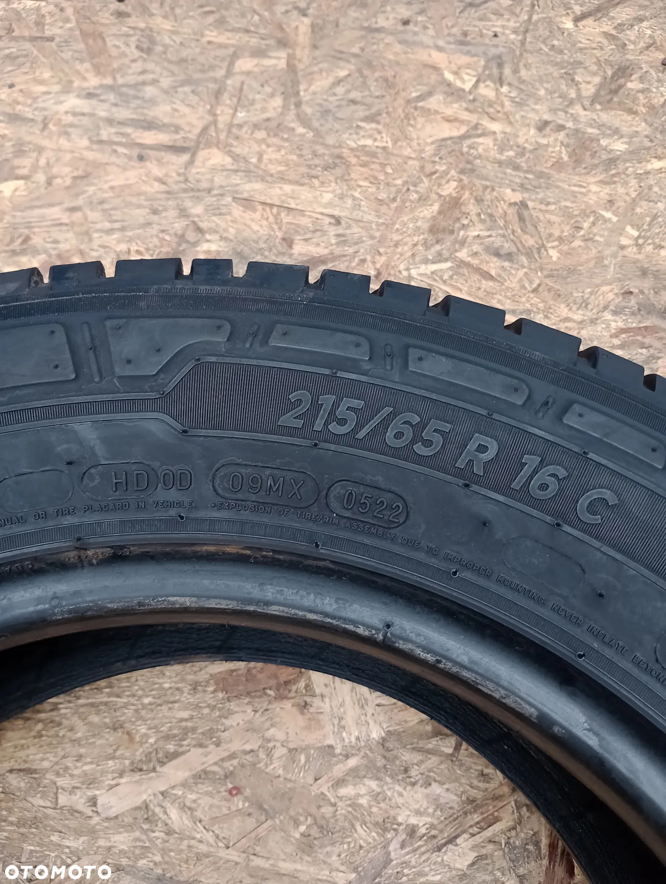 OPONY LETNIE WZMACNIANE 2x 215/65 R16C 106/104T MICHELIN AGLIS 3 - 6