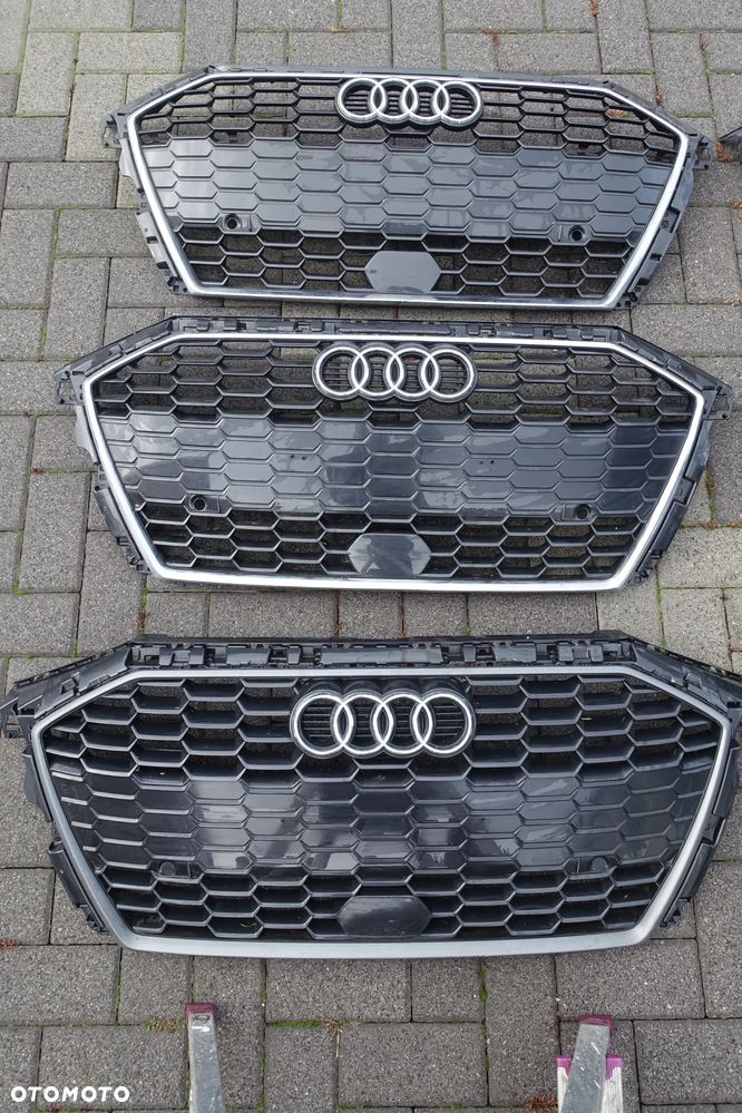 ATRAPA GRILL AUDI A3 8Y 20r.- Sline pdc POŁYSK MAT - 3