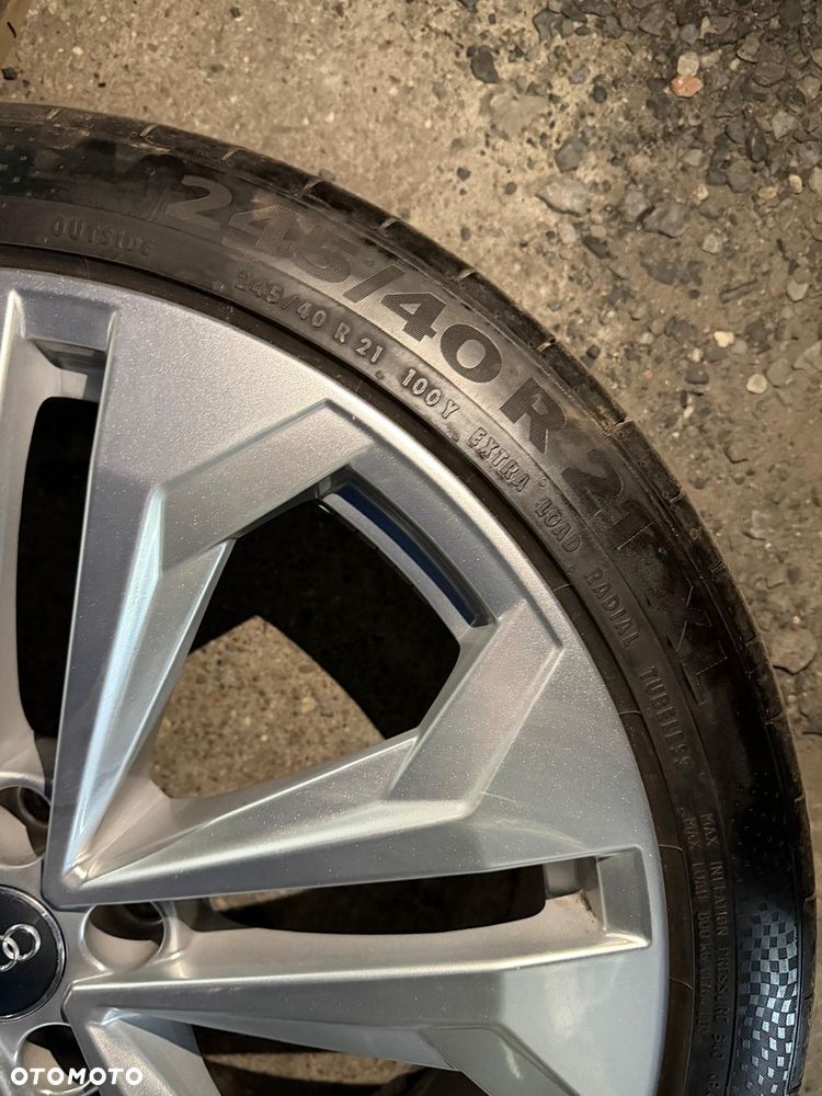 21 Cali Koła Audi A6 S6 A4 E-Tron ET 37 4K9601025 Allroad C8 F2 Continental 245/40/21 - 5