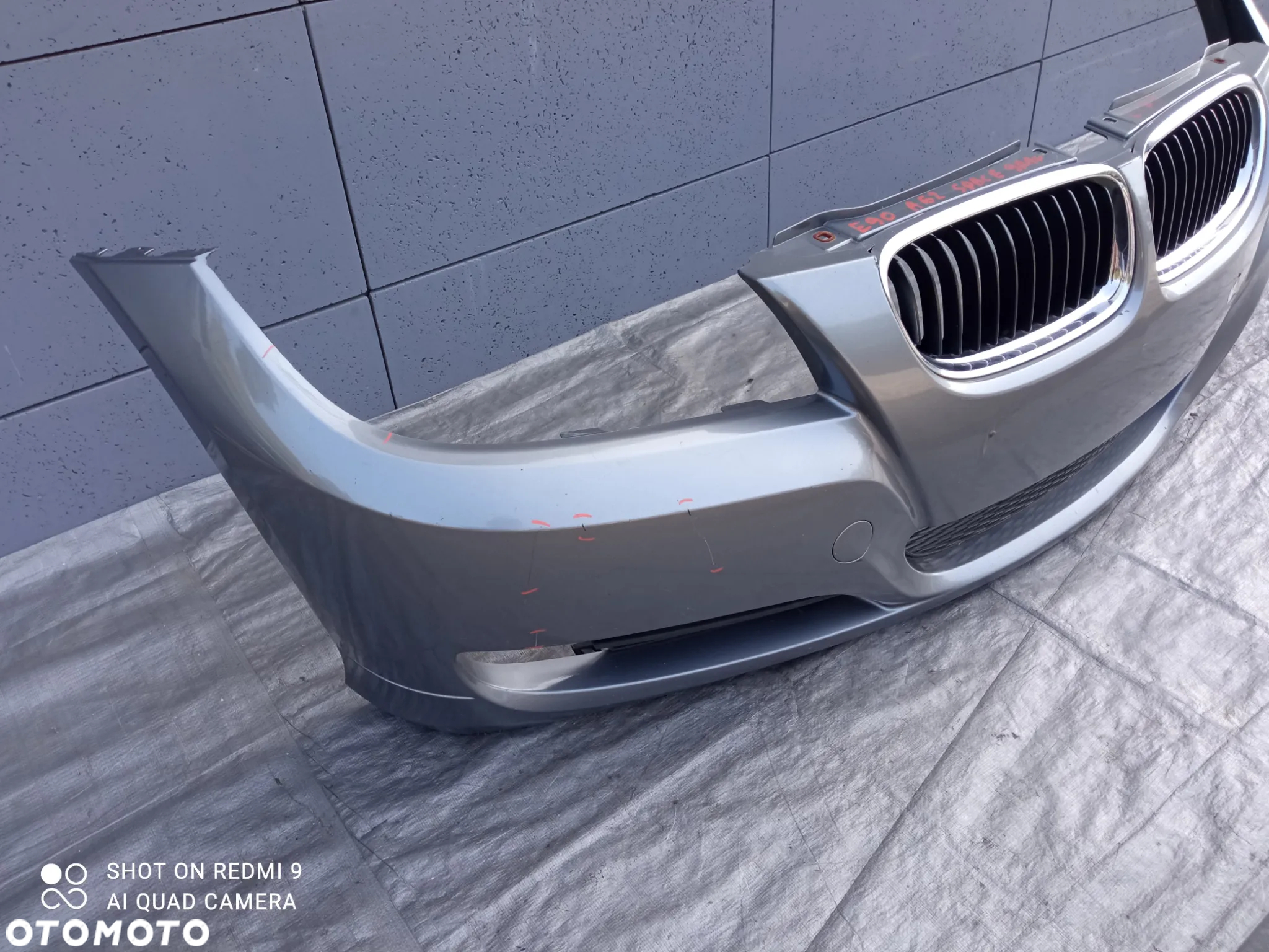 BMW E90 ZDERZAK A52 SPACEGRAU LIFT - 12