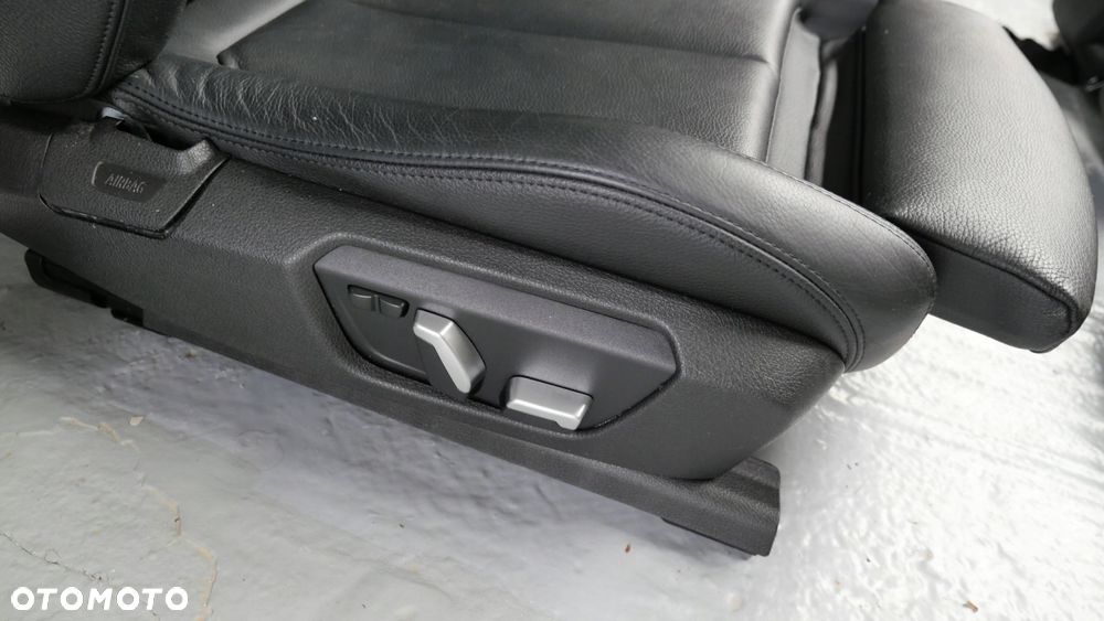 bmw f20 fotele kanapa wnętrze mpakiet skórzane elektryczne pamięć grzane - 10