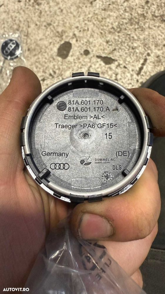 Capace Jante roti  Mercedes BMW AUDI 61mm 68mm - 6