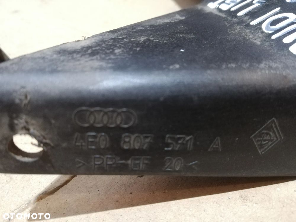 AUDI A8 D3 ŚLIZG ZDERZAKA LEWY PRAWY TYŁ 4E0807571A 4E0807572A - 2