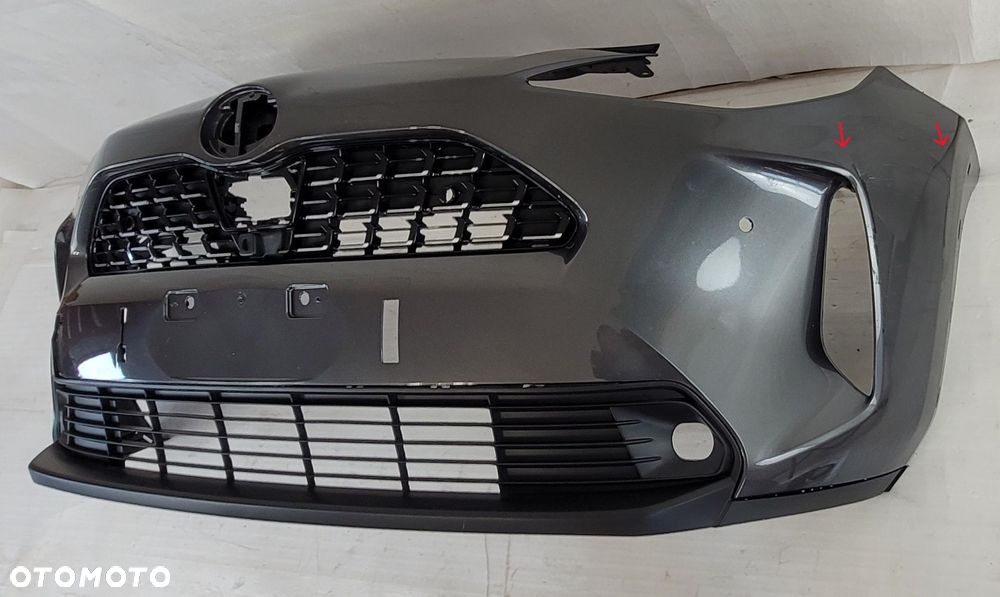 ZDERZAK GRILL KRATKA TOYOTA YARIS CROSS 2020- 52129-0D080 53101-0DB40 - 3